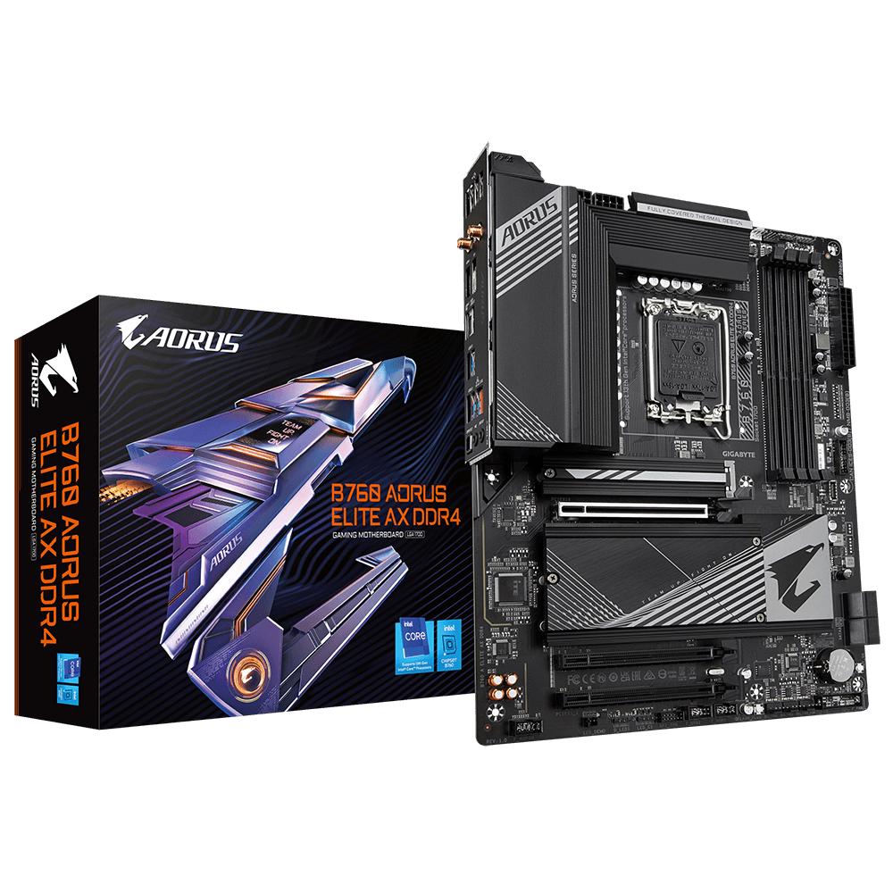 Gigabyte B760 AORUS ELITE AX DDR4 scheda madre Intel B760 Express LGA 1700 ATX